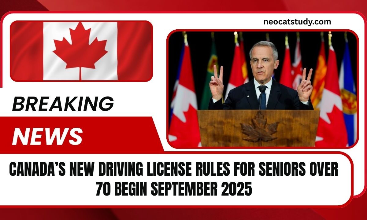 Canada’s New Driving License Rules For Seniors Over 70 Begin September 2025