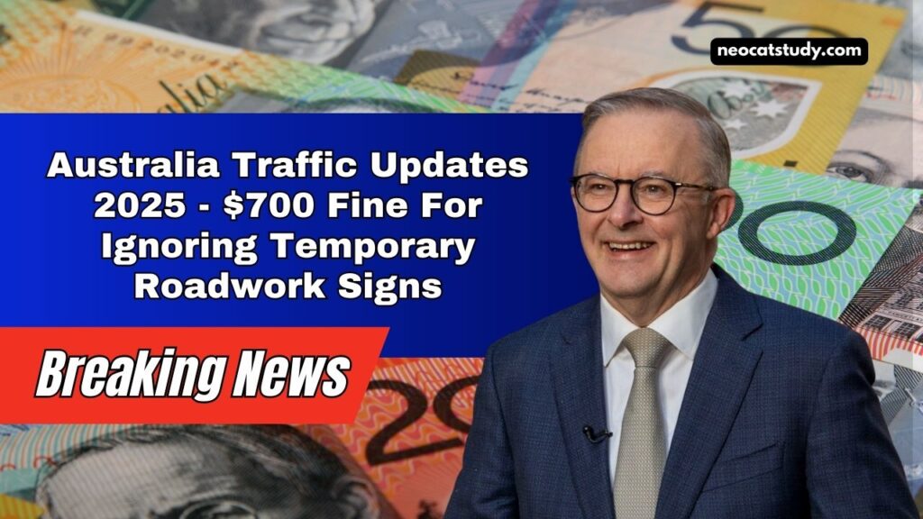 Australia Traffic Updates 2025 - $700 Fine For Ignoring Temporary Roadwork Signs