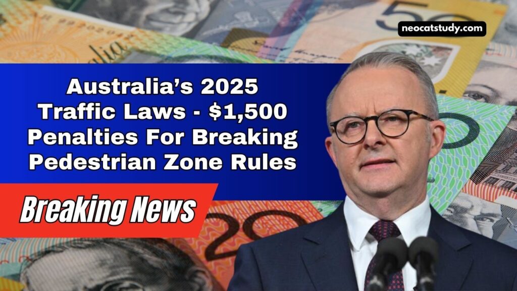 Australia’s New 2025 Traffic Laws - $1,500 Penalties For Breaking Pedestrian Zone Rules