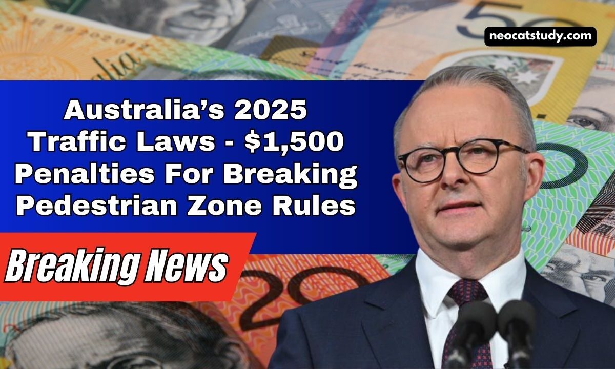 Australia’s New 2025 Traffic Laws - $1,500 Penalties For Breaking Pedestrian Zone Rules